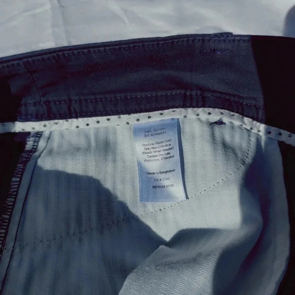 Talbots Perfect Womens Shorts Dark Blue Flat Front  Cotton Blend 2 - Picture 15 of 15